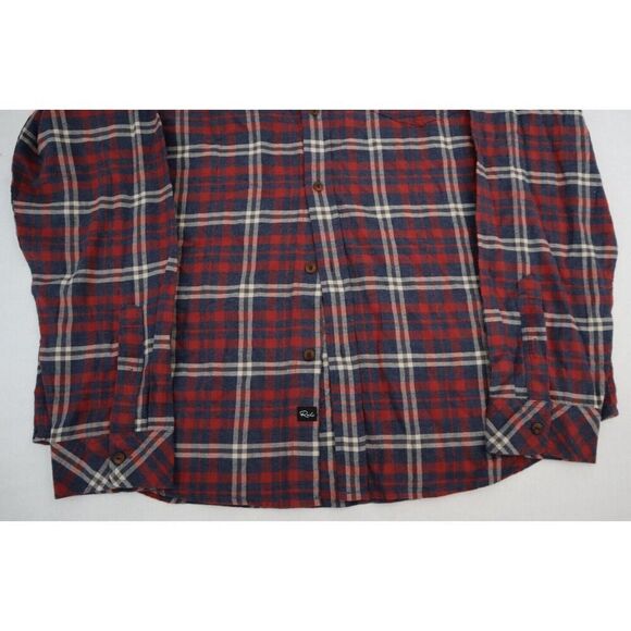 Rails Men’s Sz XL Navy/Red/Cream Felix Plaid Button-Down Flannel L/S Shirt - Picture 10 of 12